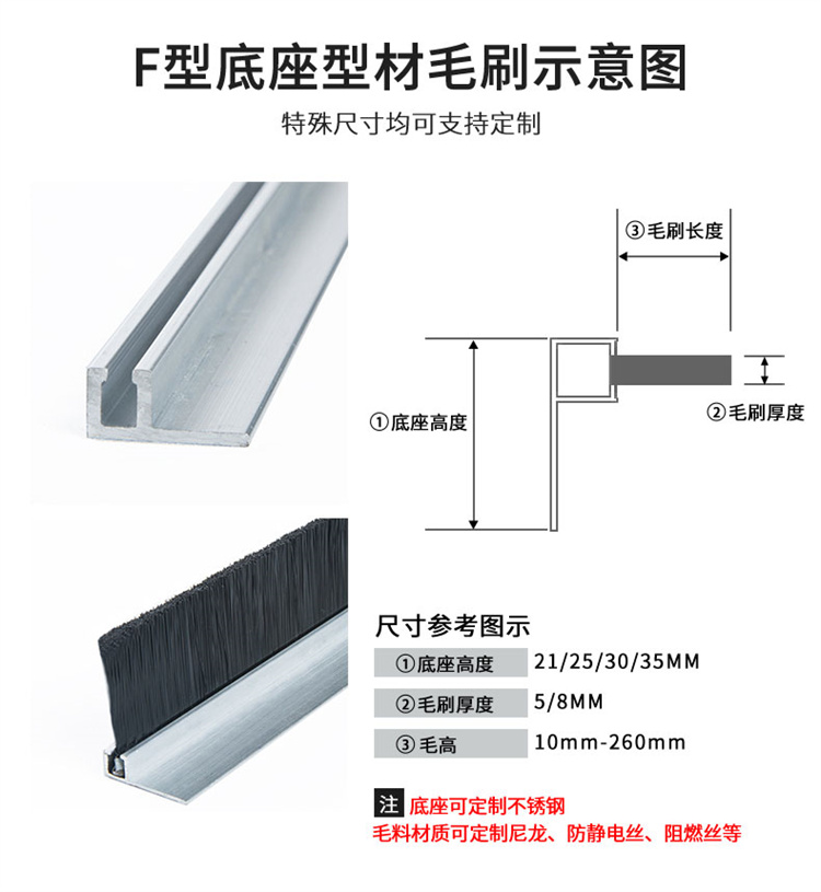 機(jī)柜密封毛刷詳情圖11